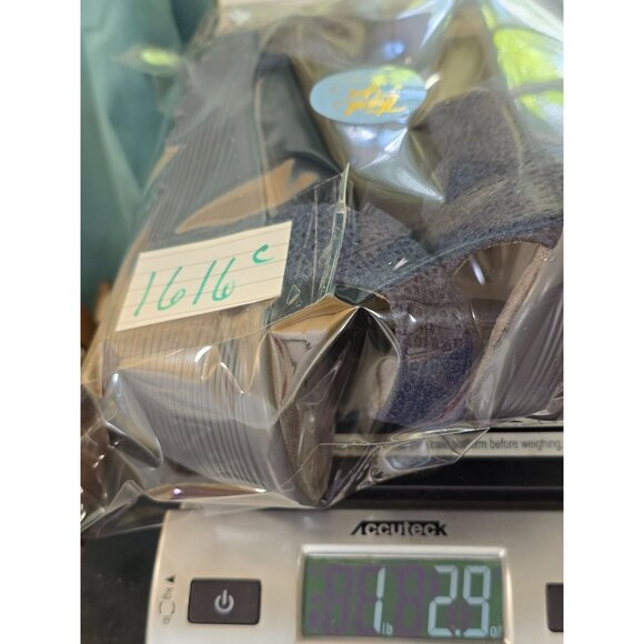 Skechers Memory Foam Navy Blue Wedge Sandals With Stretch Straps & Peep Toe Desi - Picture 12 of 12